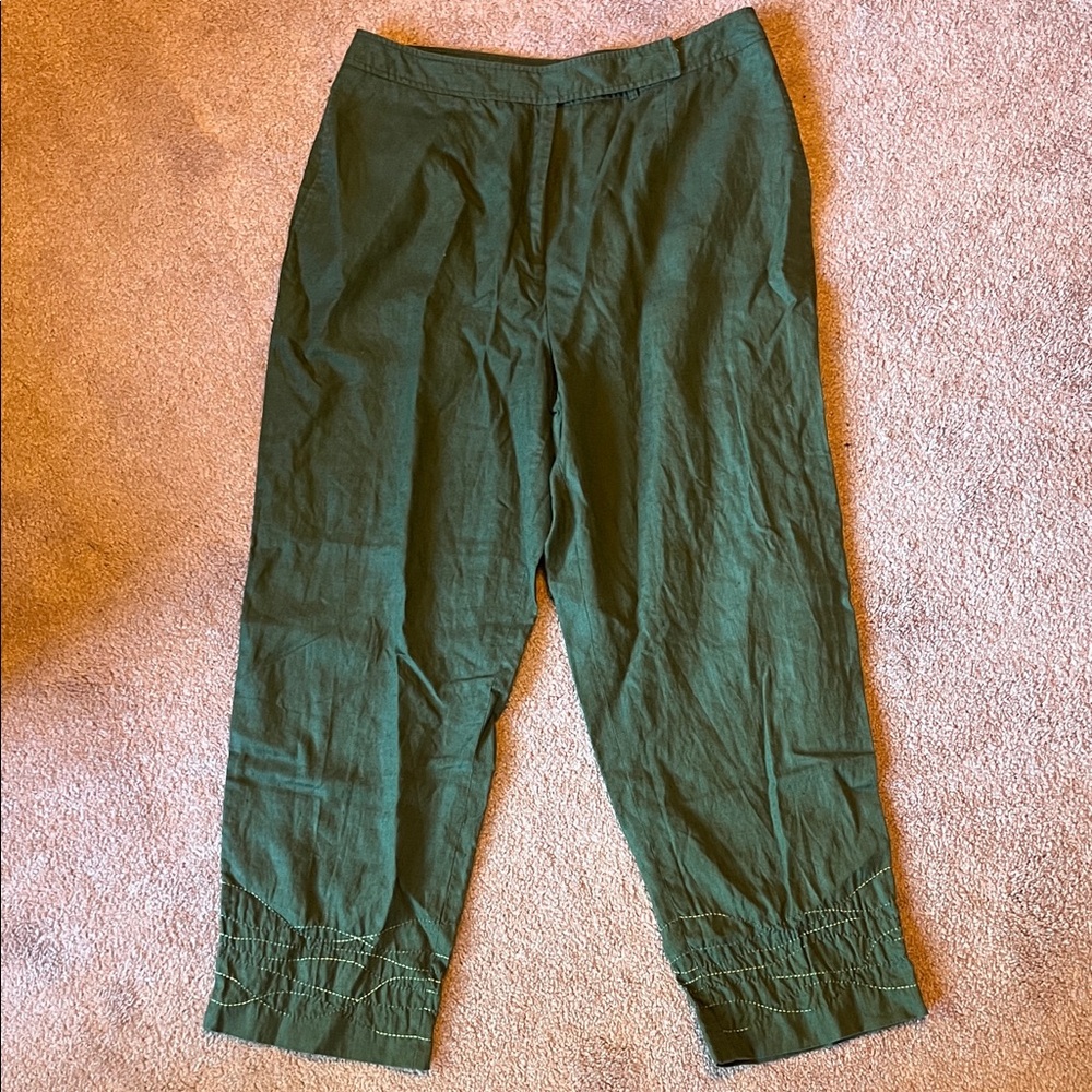 Apostrophe Dark Green Chinos